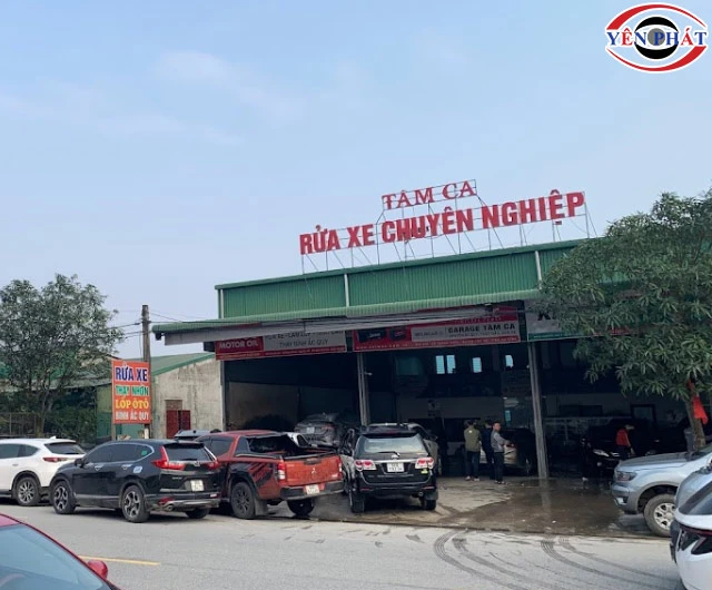 Cửa hàng rửa xe tại Hà Tĩnh