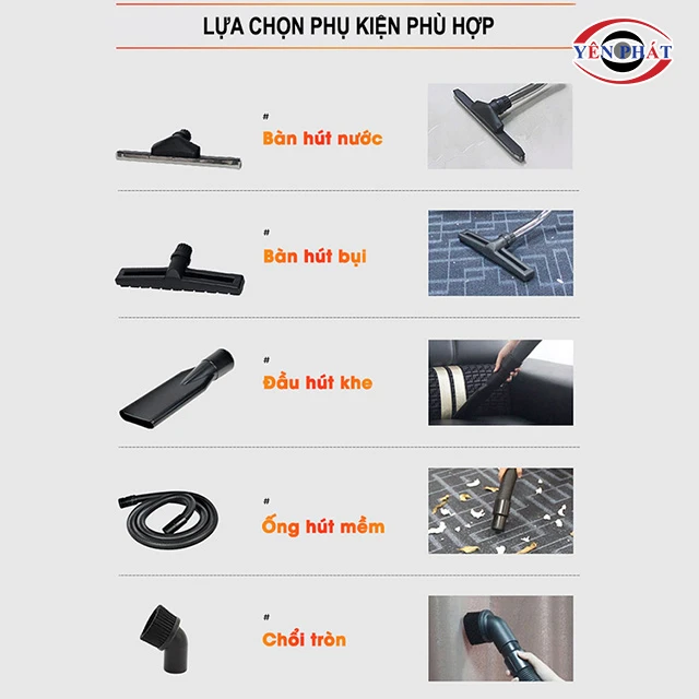 Đầu hút đa tính năng