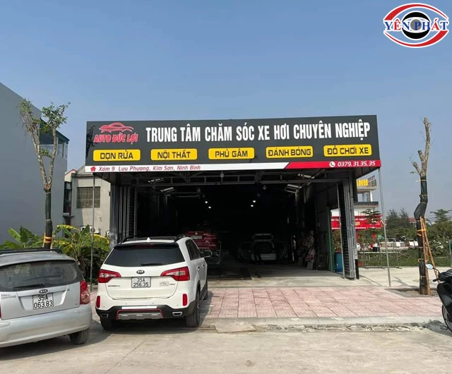 Quán rửa xe tại Ninh Bình