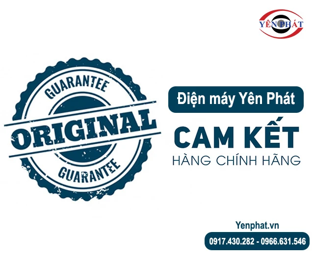 yên phát cam kết khi mua Máy hút bụi Typhoon