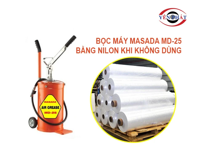 bọc máy MASADA MD-25 bằng nilon