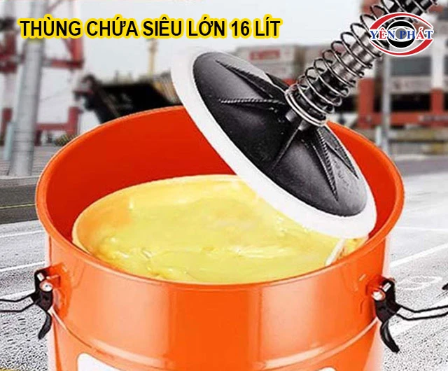 Dung tích thùng chứa lớn