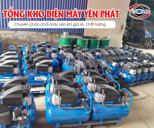 Yên Phát - Top 1 địa chỉ phân phối máy nén khí giá tốt, uy tín
