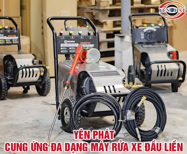 Bán máy rửa xe đầu liền
