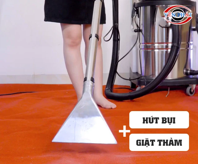 Hút bụi kiêm giặt thảm thông minh