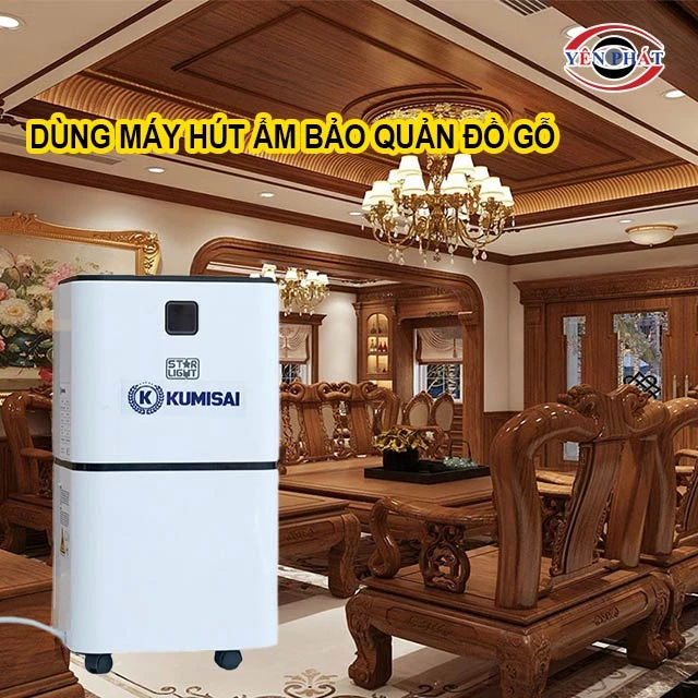Sử dụng máy hút ẩm 