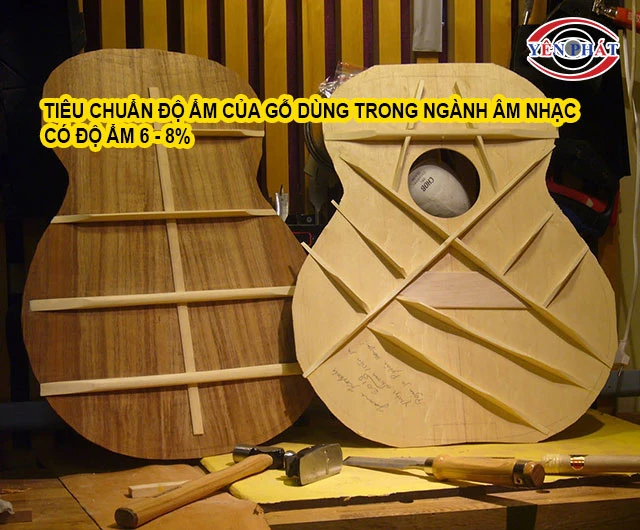 tiêu chuẩn độ ẩm của Gỗ sử dụng trong ngành âm nhạc