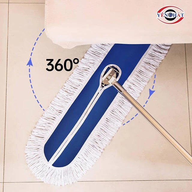 Linh hoạt xoay bàn lau 360 độ