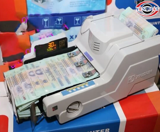Máy đếm tiền ngân hàng XIUDUN 6688W