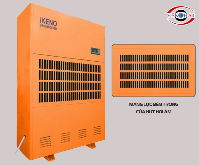 Màng lọc bên trong cửa hút hơi ẩm