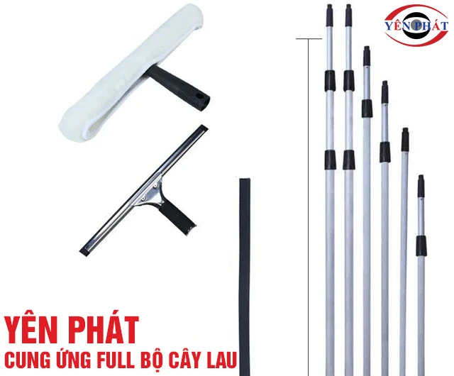 Bán cây nối dài lau kính 3.0m, 2 khớp vặn