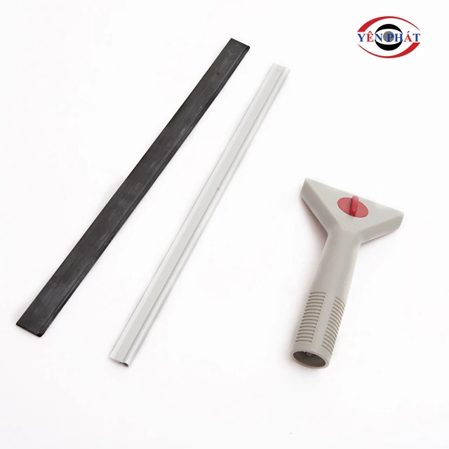 Bộ tay gạt kính nhựa trắng