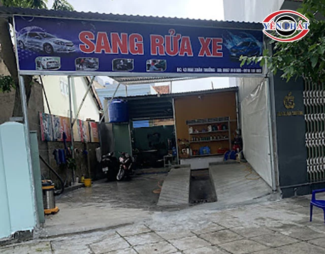 Sang rửa xe