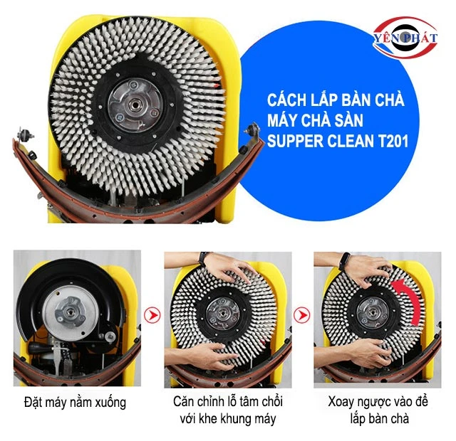 cách lắp bàn chà