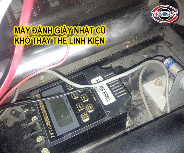 máy đánh giày Nhật cũ khó thay thế linh kiện