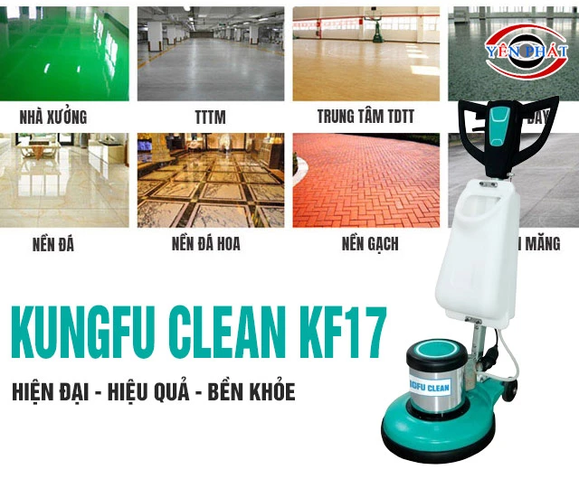 Kungfu Clean KF17 sở hữu giao diện đẹp, tinh gọn