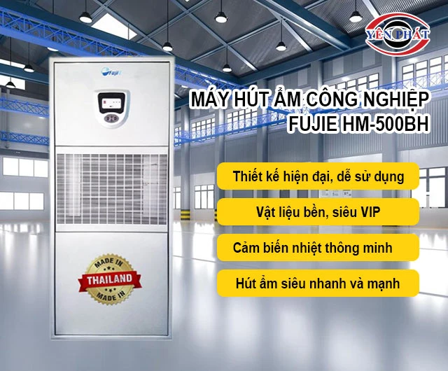 ưu điểm của Máy hút ẩm công nghiệp Fujie HM-500BH
