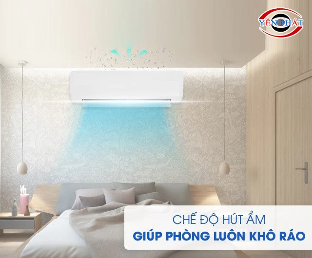 Chế độ hút ẩm điều hòa LG hoạt động như thế nào?