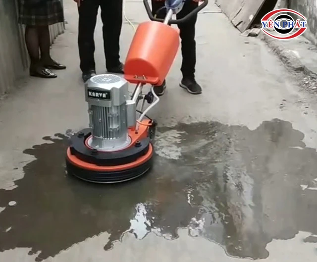 sử dụng máy mài sàn tạ công nghiệp Karva KVG-17F