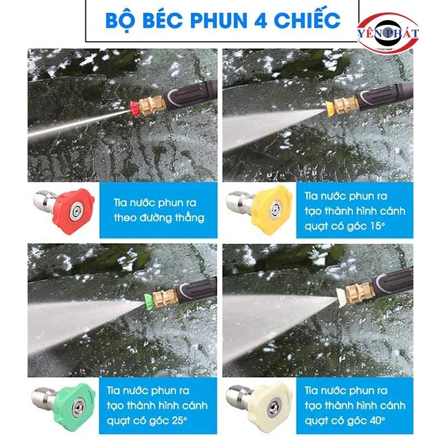 bộ béc phun 4 chiếc