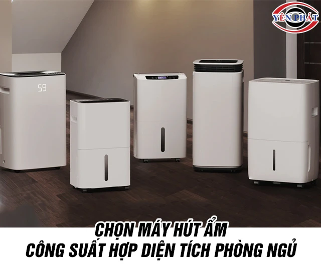 Chọn máy hút ẩm trong phòng ngủ