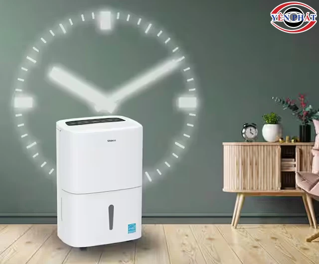 hẹn giờ máy hút ẩm trong phòng ngủ