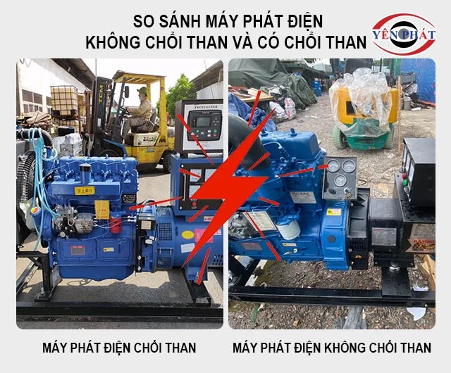 So sánh máy phát điện không chổi than và có chổi than 