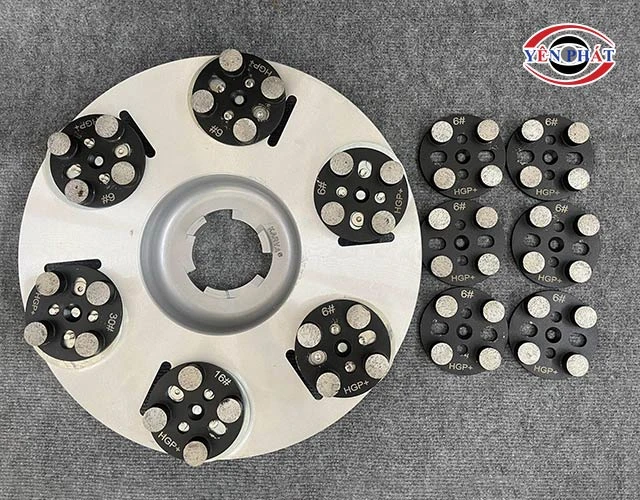 đĩa mài sàn bê tông HGP 4 nụ tròn 