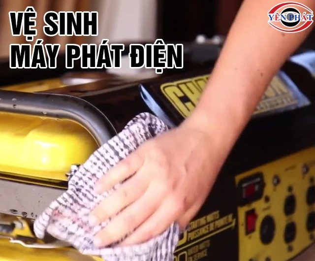 Cách vệ sinh máy phát điện