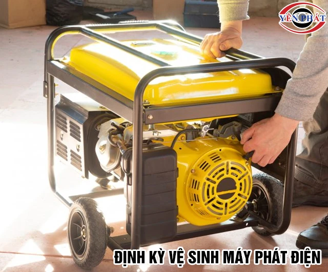 Định kỳ vệ sinh máy phát điện