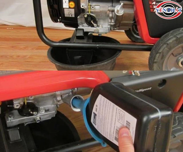 vệ sinh máy phát điện thay dầu