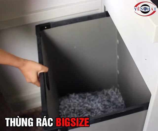 Thùng rác máy hủy tài liệu Silicon PS-3500C