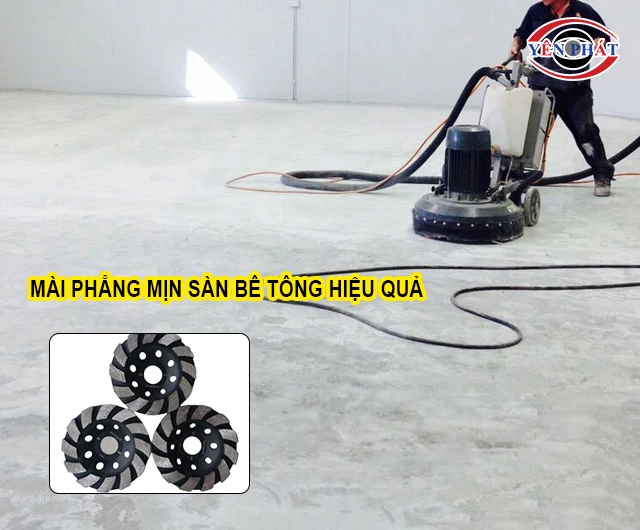 mài phẳng nền bê tông siêu hiệu quả