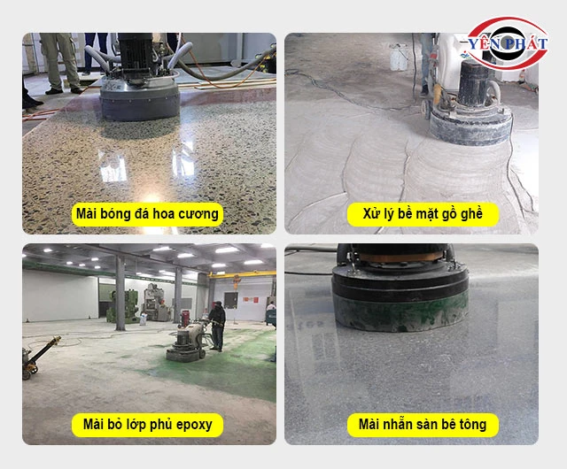 ứng dụng của Đĩa mài bê tông SF03 12 lưỡi