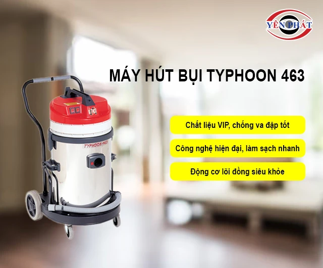 ưu điểm của Máy hút bụi - hút nước Typhoon 463