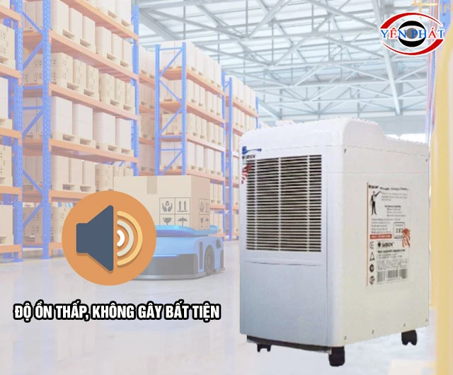 Độ ồn thấp, không gây bất tiện cho người dùng