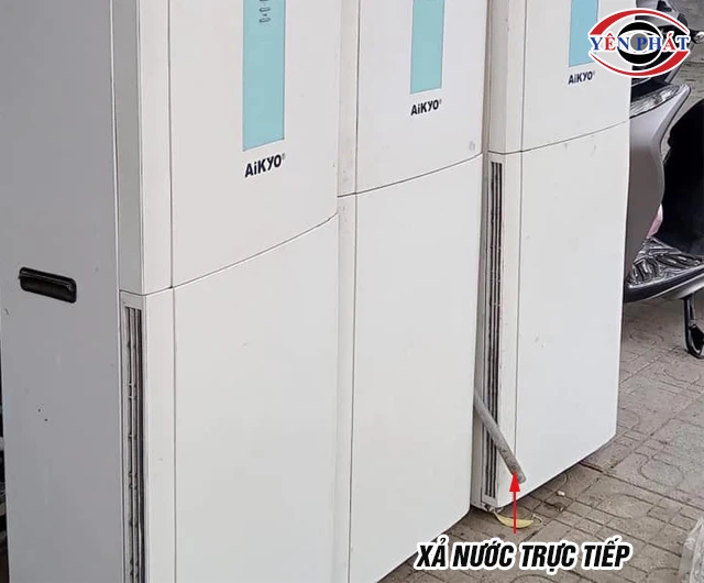 Máy hút ẩm công nghiệp Aikyo AD-1800B xả nước trực tiếp