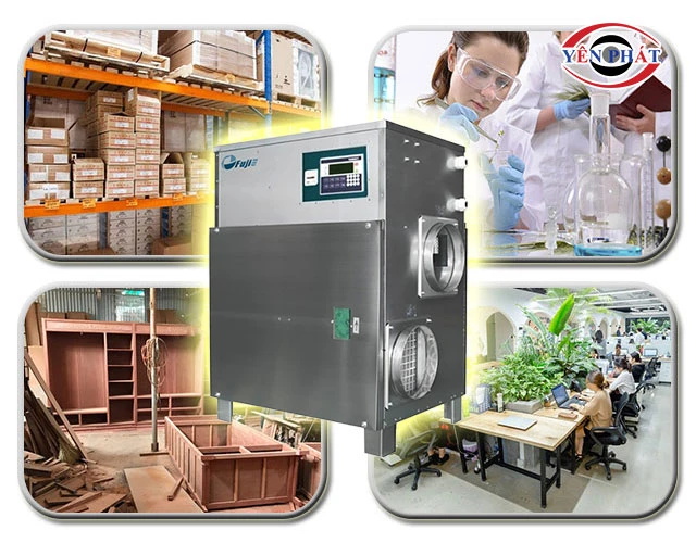 ứng dụng của Máy hút ẩm rotor FujiE HM-WKM-1000M