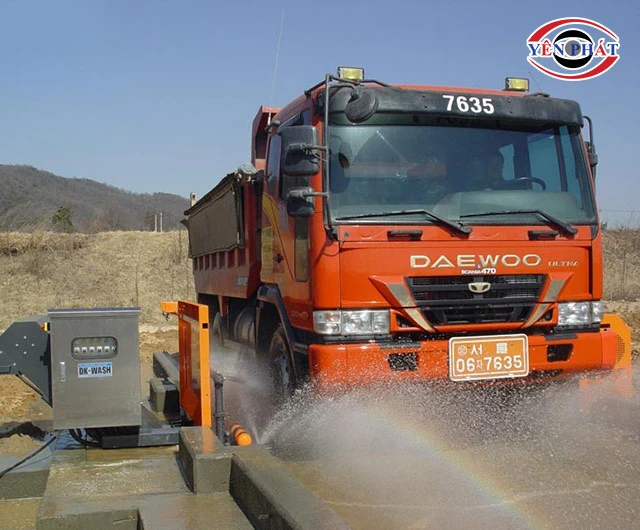cầu rửa xe công trường