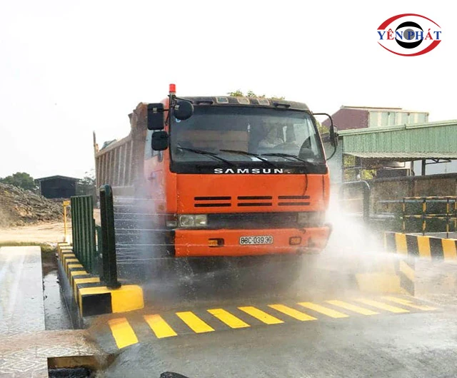 Cầu rửa xe công trường - Bản vẽ và Nguyên lý hoạt động