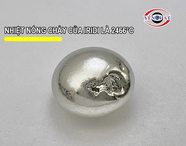 nhiệt độ nóng chảy của iridi