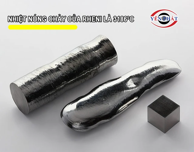 nhiệt độ nóng chảy của Rheni