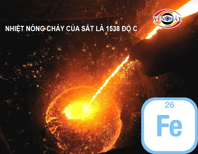 nhiệt độ nóng chảy của sắt