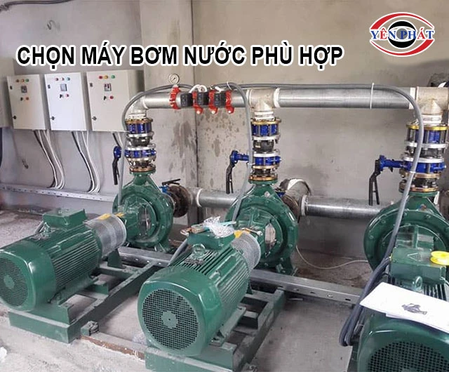 chọn máy bơm nước phù hợp