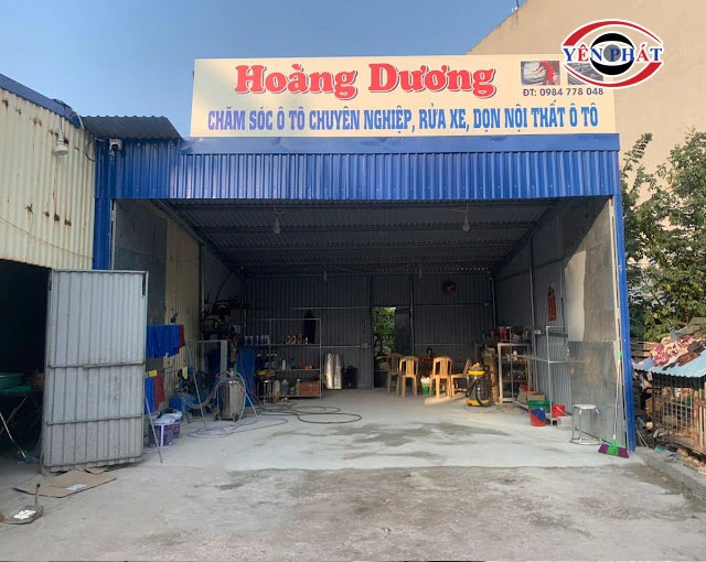 Rửa ô tô xe máy Hoàng Dương
