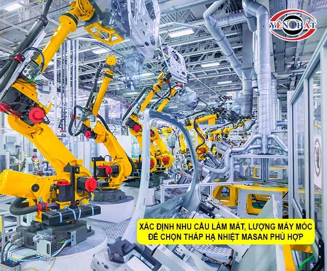 Xác định nhu cầu làm mát, lượng máy móc