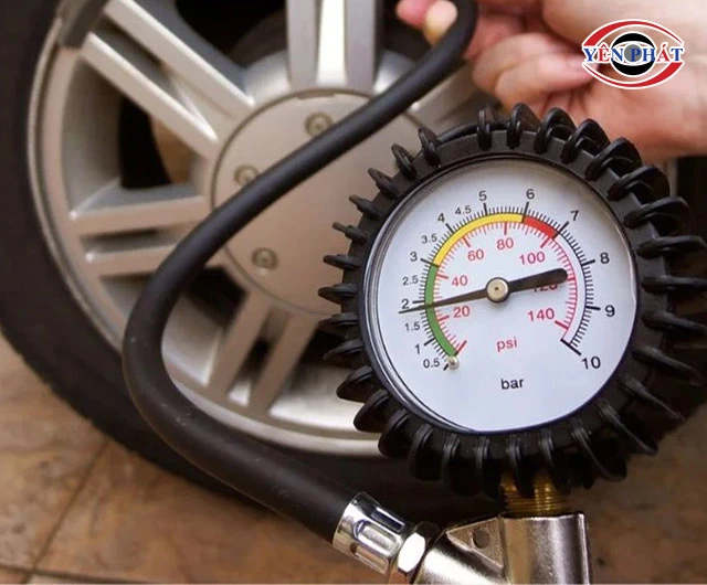 đo áp suất bằng bar