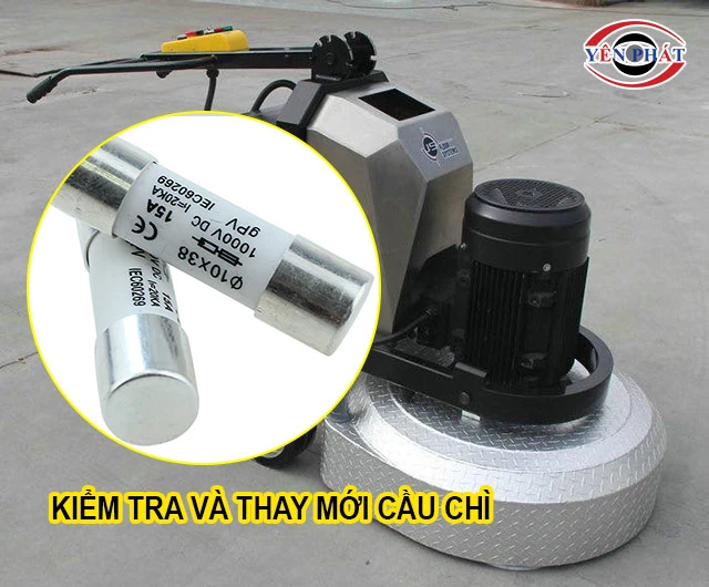 kiểm tra cầu trì của máy
