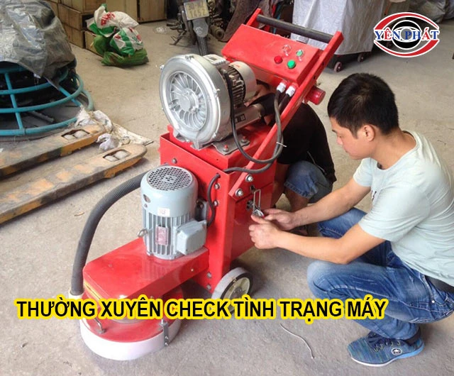 Thường xuyên check tình trạng các chi tiết máy