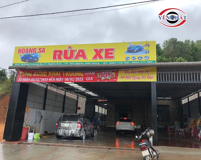 Rửa xe Hoàng Sa 